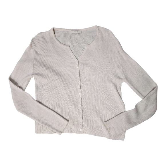 Korean ribbed cardigan - Picture 1 of 3